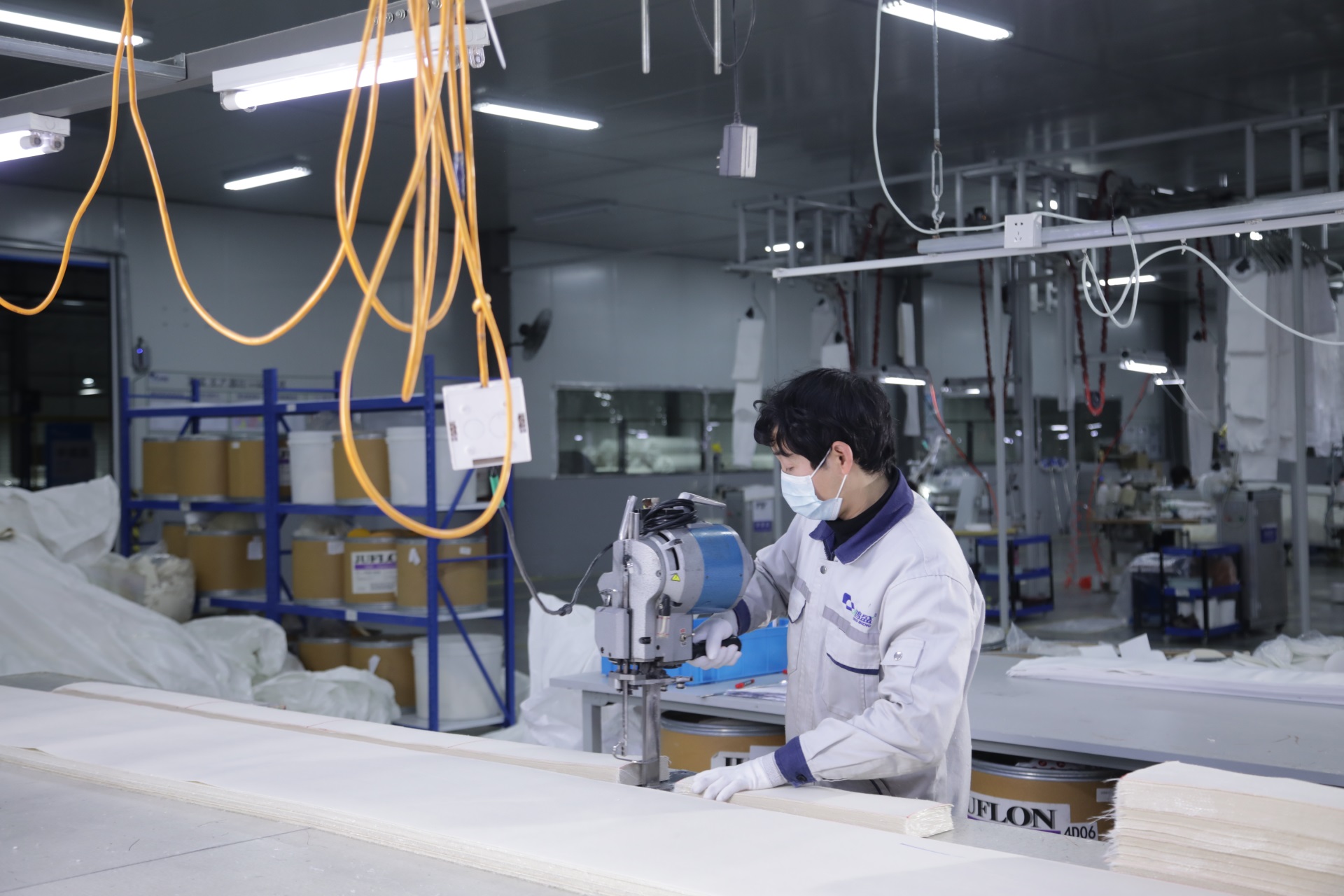 Producción de bolsas de filtro